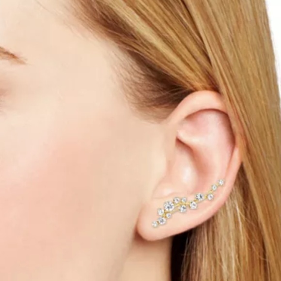 Farah Ear Crawlers Earrings by BaubleBar - Picture 3 of 10